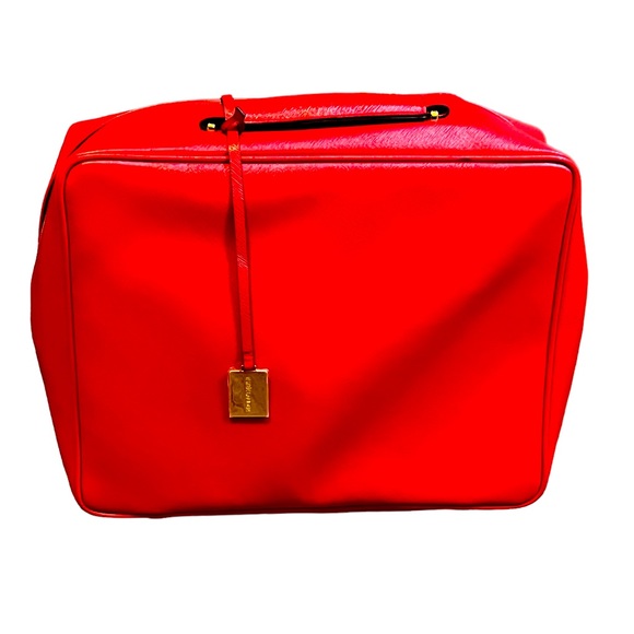 Women’s ESTEE LAUDER Make Up or Everyday Bag Red New Cosmetic - Picture 2 of 6